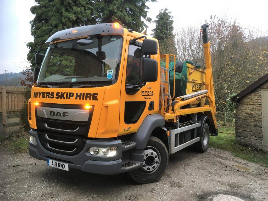 Metered Loading. Skip Wait & Load Skip Service - Myers Skip Hire