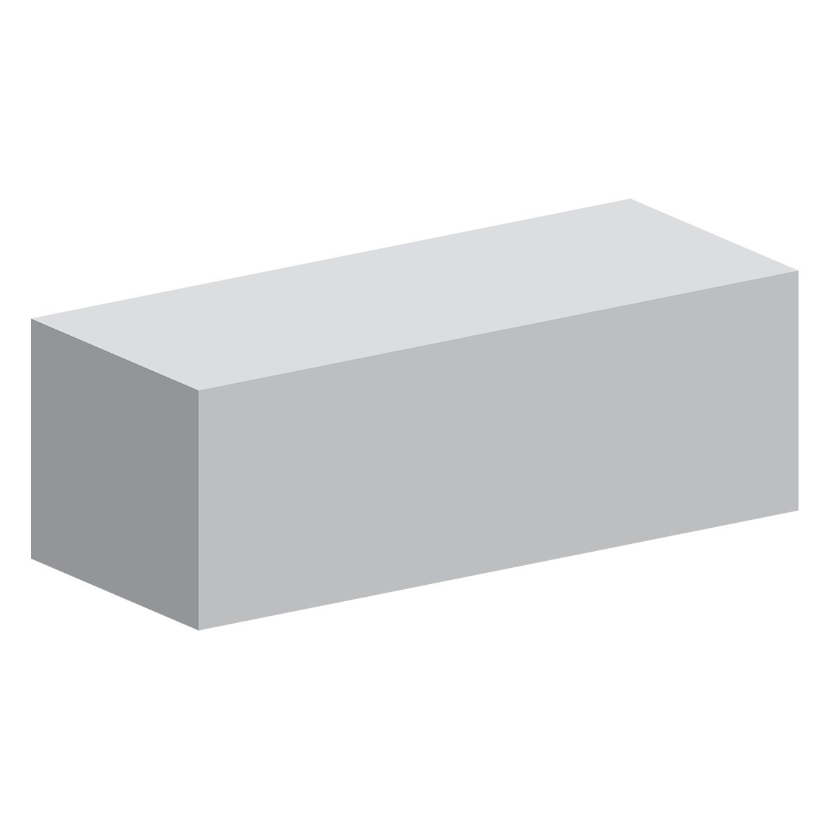 myers full block 1500 x 600 x 600mm flat top